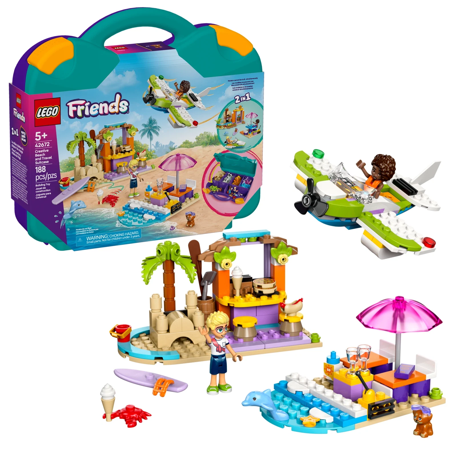 LEGO® Friends Creative Beach and Travel Suitcase 42672 (1/9) LEGO® Friends Creative Beach and Travel Suitcase 42672 (1/9)