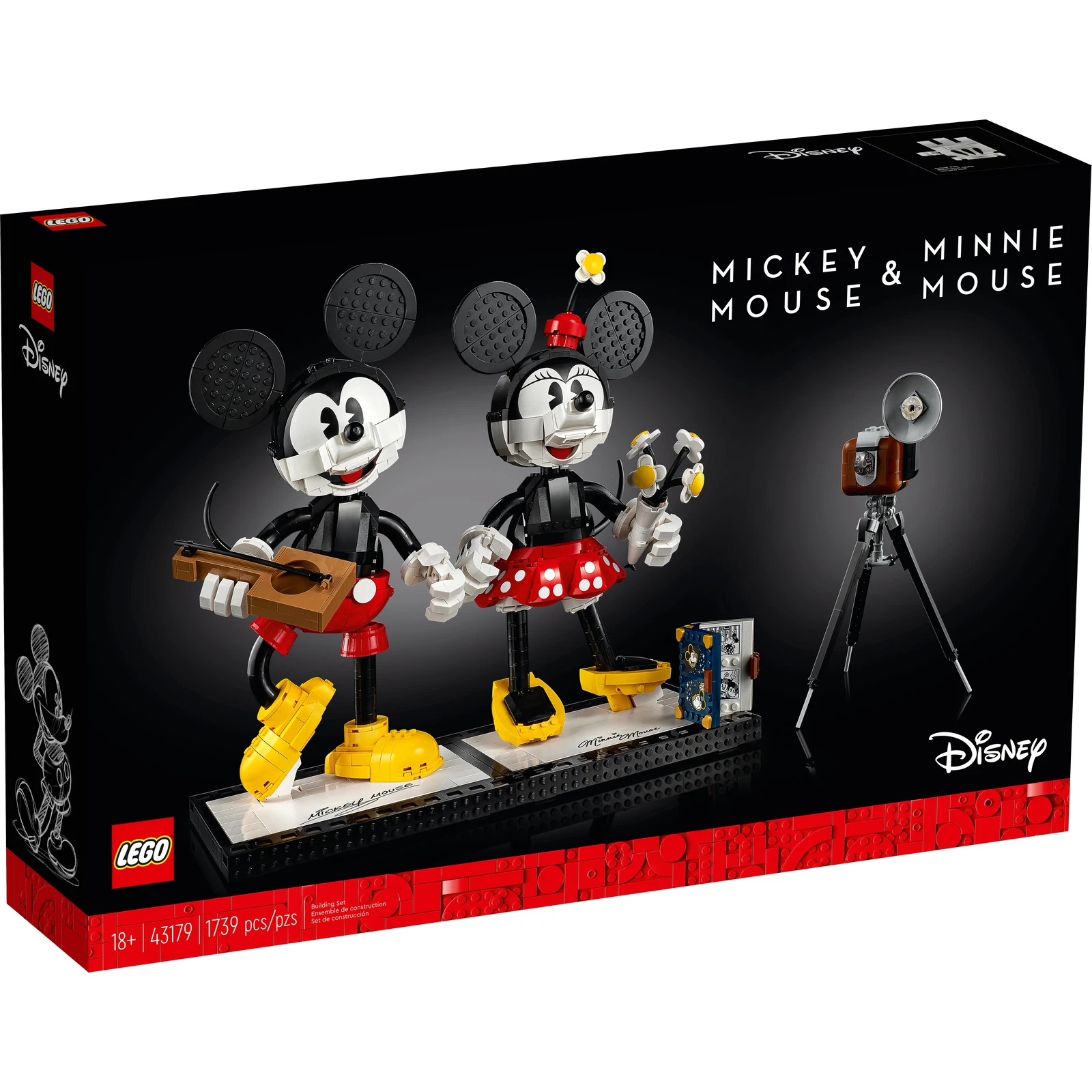 LEGO® Disney™ Mickey Mouse & Minnie Mouse Buildable Characters 43179 (1/27) LEGO® Disney™ Mickey Mouse & Minnie Mouse Buildable Characters 43179 (1/27)