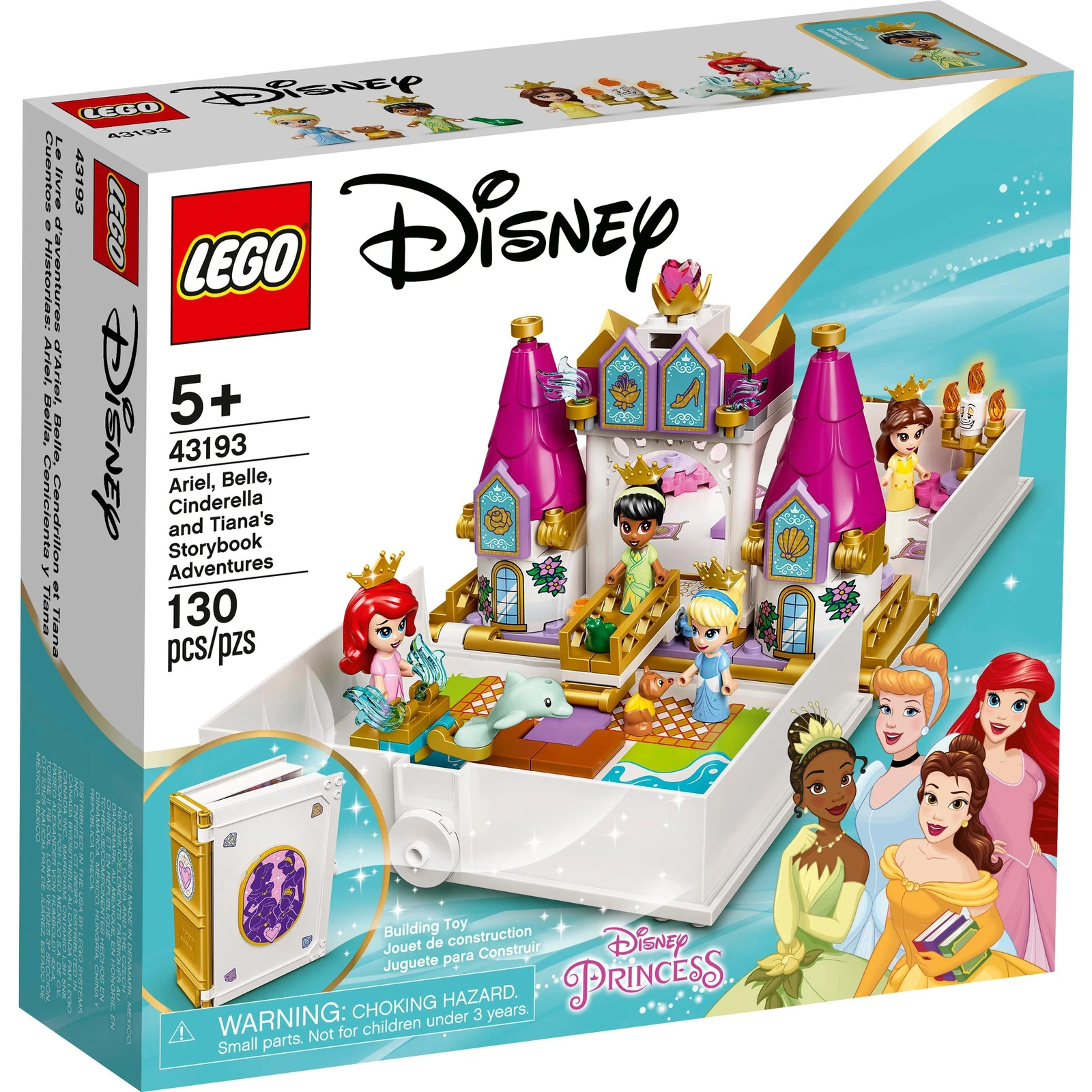 LEGO® Disney™ Märchenbuch Abenteuer mit Arielle, Belle, Cinderella und Tiana 43193 (1/16) LEGO® Disney™ Märchenbuch Abenteuer mit Arielle, Belle, Cinderella und Tiana 43193 (1/16)