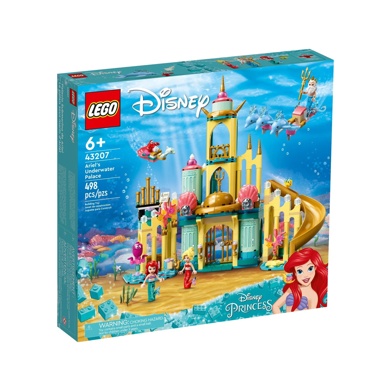 Disney store Ariel's Underwater Palace Little Mermaid 43207 - New