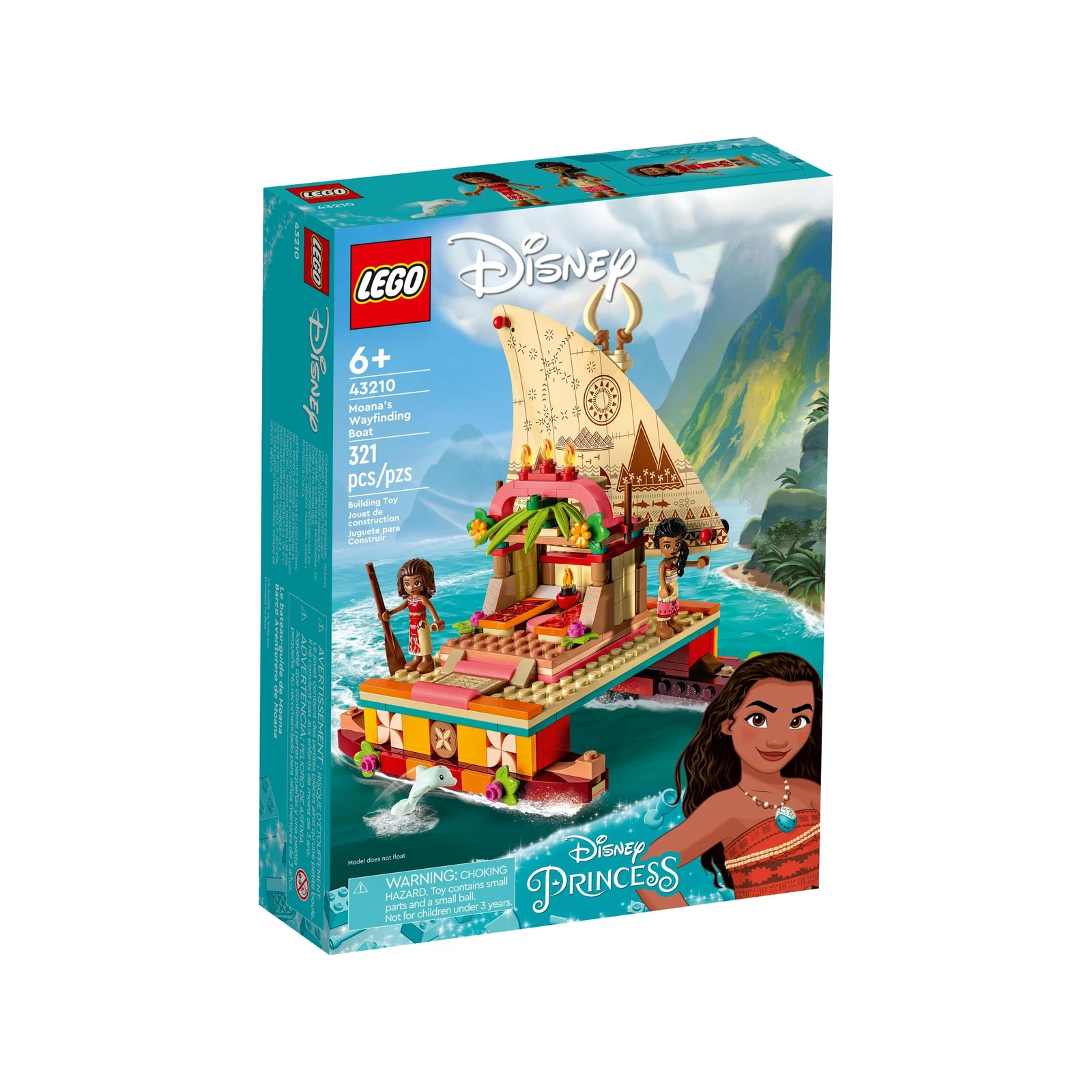 LEGO® Disney™ Le bateau d’exploration de Vaiana 43210 (1/7) LEGO® Disney™ Le bateau d’exploration de Vaiana 43210 (1/7)