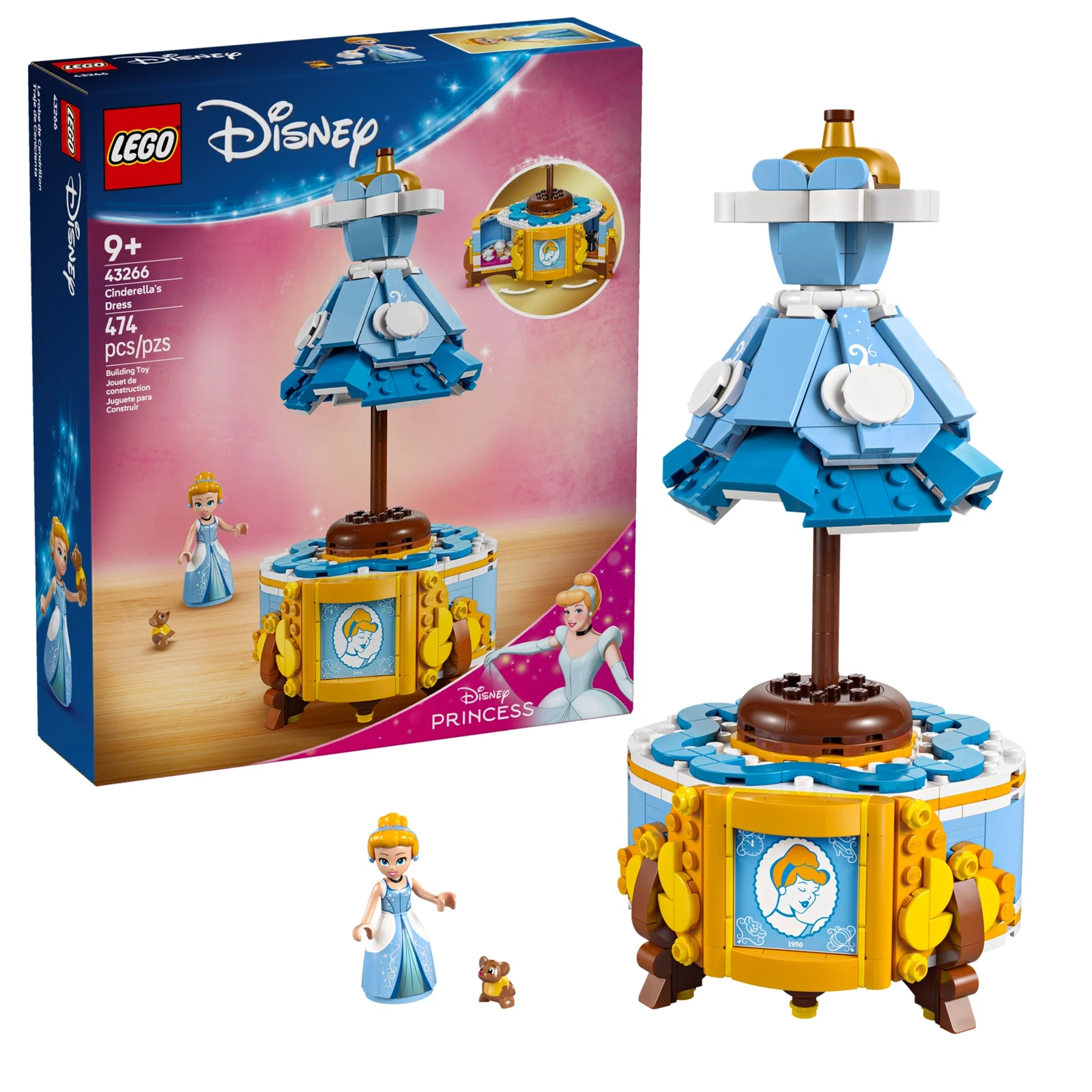 LEGO® Disney™ Cinderella's Dress 43266 (1/11) LEGO® Disney™ Cinderella's Dress 43266 (1/11)