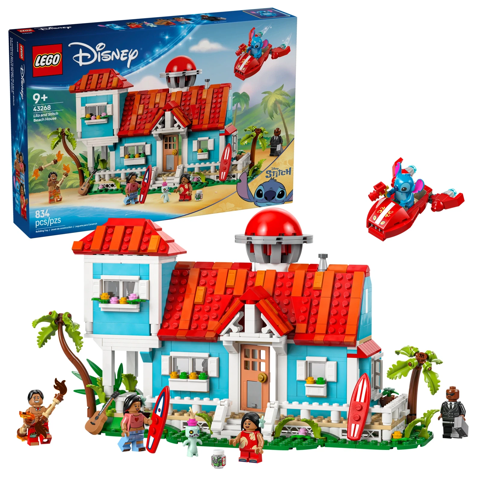 LEGO® Disney™ La maison sur la plage de Lilo et Stitch 43268 (1/6) LEGO® Disney™ La maison sur la plage de Lilo et Stitch 43268 (1/6)