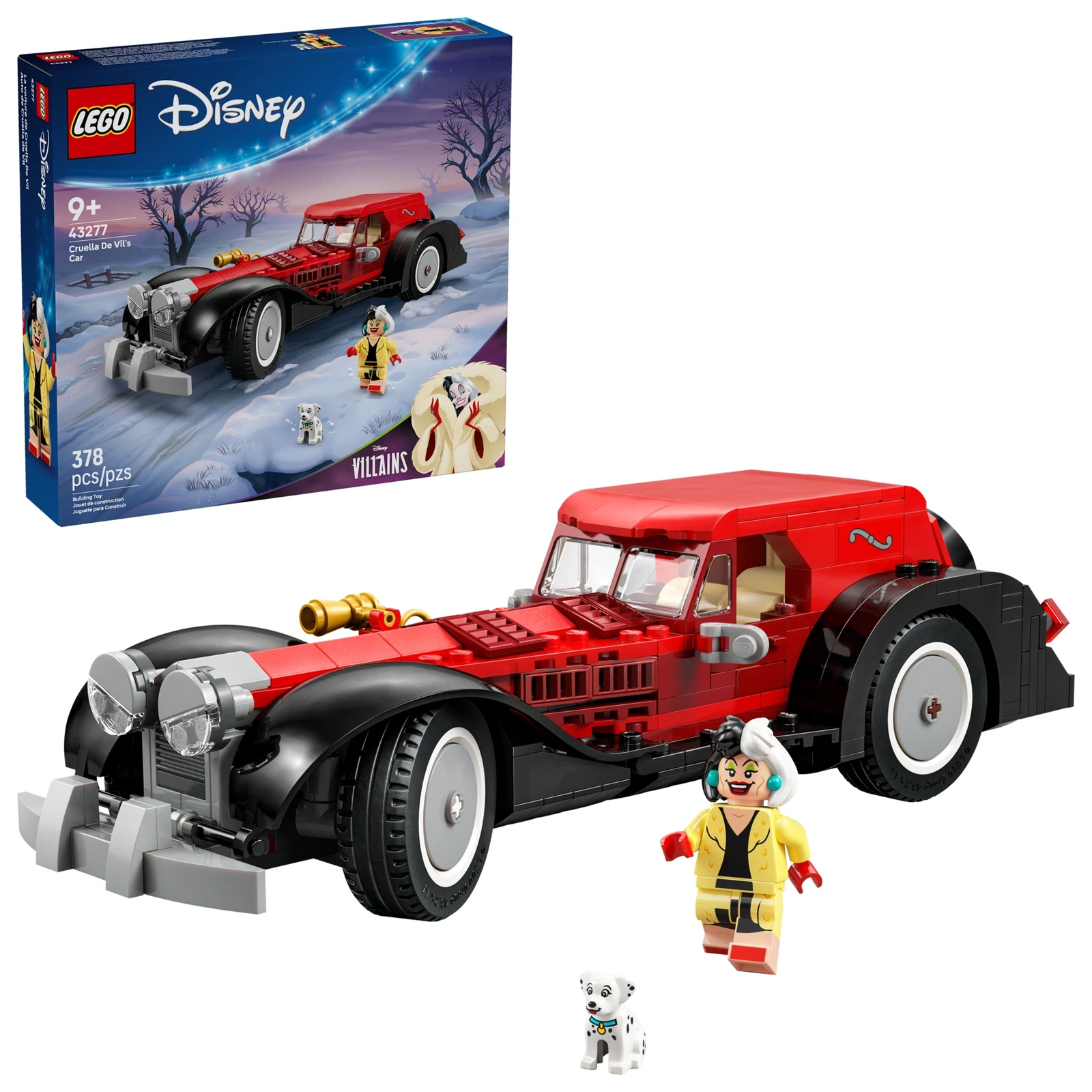 LEGO® Disney™ Cruella De Vil's Car 43277 (1/11) LEGO® Disney™ Cruella De Vil's Car 43277 (1/11)