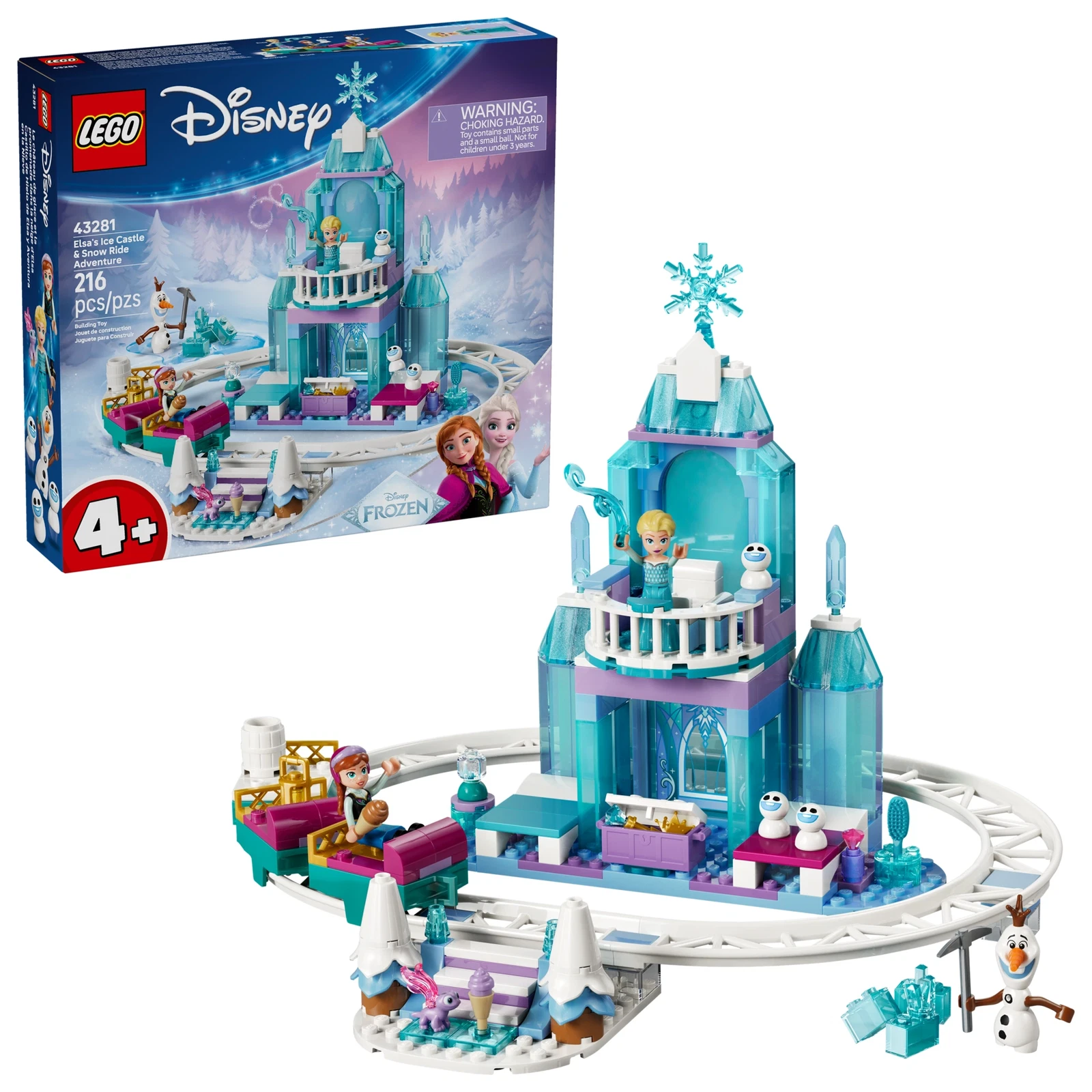 LEGO® Disney™ Elsa's ijskasteel en sneeuwrit 43281 (1/10) LEGO® Disney™ Elsa's ijskasteel en sneeuwrit 43281 (1/10)