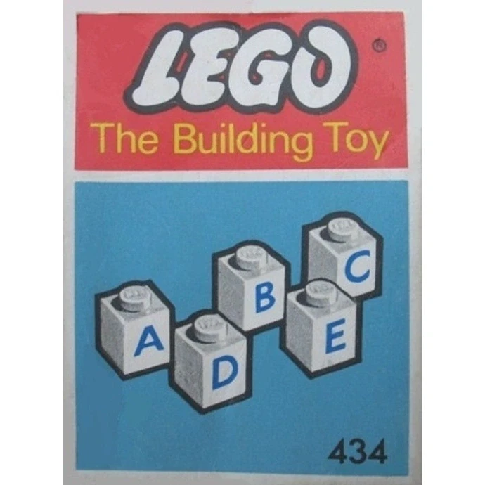 LEGO® System 50 lettered bricks (The Building Toy) 434 (1/1) LEGO® System 50 lettered bricks (The Building Toy) 434 (1/1)