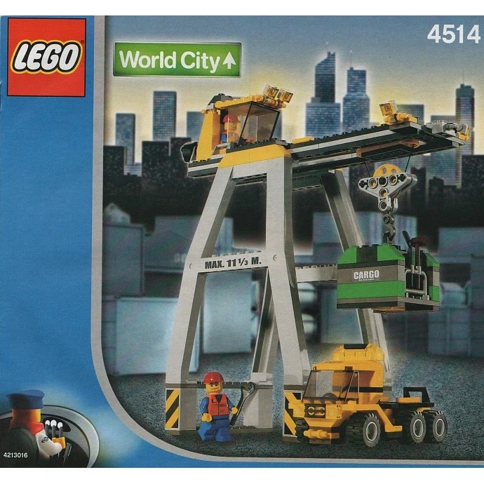 LEGO® World City Cargo Crane 4514 (1/1) LEGO® World City Cargo Crane 4514 (1/1)