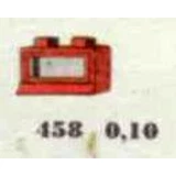 LEGO® System 1 x 2 x 1 Window, Red or White 458 (1/1)