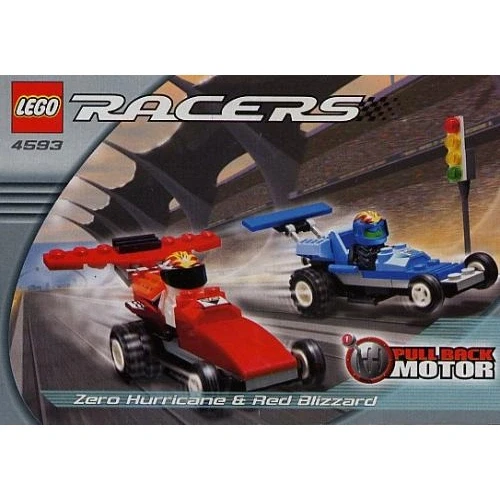 LEGO® Racers Zero Hurricane and Red Blizzard 4593 (1/1) LEGO® Racers Zero Hurricane and Red Blizzard 4593 (1/1)