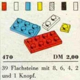 LEGO® System 1 x 1, 1 x 2, 2 x 2, 2 x 3, 2 x 4 Plates (System) 470 (1/1) LEGO® System 1 x 1, 1 x 2, 2 x 2, 2 x 3, 2 x 4 Plates (System) 470 (1/1)