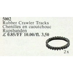 2 Rubber Crawler Tracks 5002