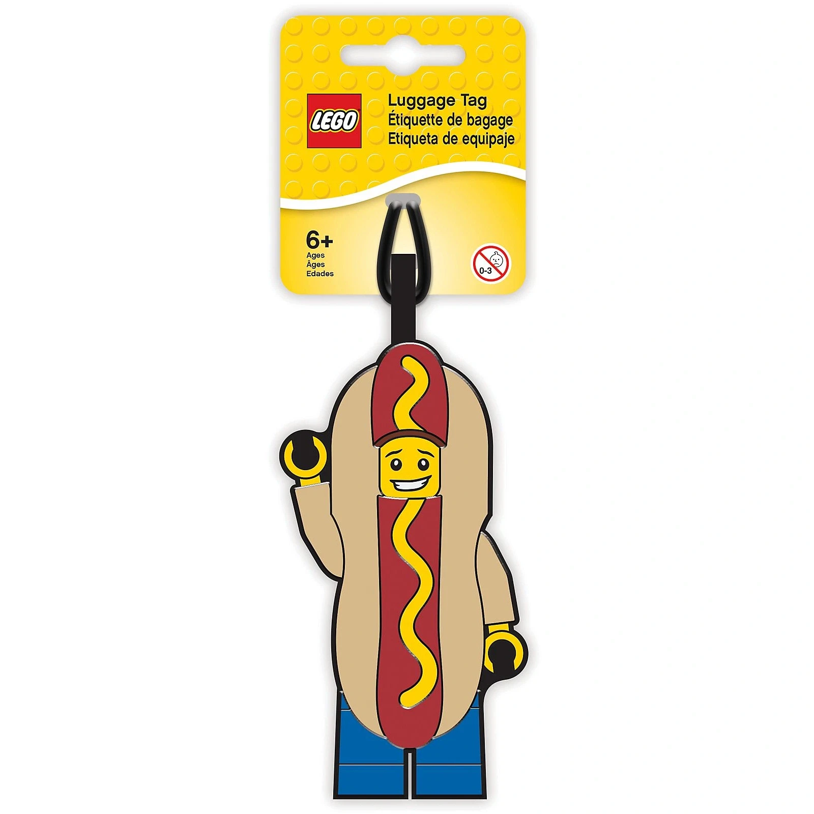 LEGO® Sonstiges Lego Mann im Hot-Dog-Kostüm als Gepäckanhänger 5005582 (1/1) LEGO® Sonstiges Lego Mann im Hot-Dog-Kostüm als Gepäckanhänger 5005582 (1/1)