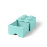 LEGO® Gear Aufbewahrungsstein mit 4 Noppen und Schubfach in Wasserblau 5005714 (2/5)