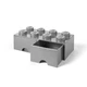 8 Stud Medium Stone Gray Storage Brick Drawer 5005720 thumbnail-1