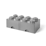 LEGO® Gear 8 Stud Medium Stone Gray Storage Brick Drawer 5005720 (3/6)