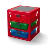LEGO® Gear Transparent Red Rack System 5005873 (1/1) LEGO® Gear Transparent Red Rack System 5005873 (1/1)