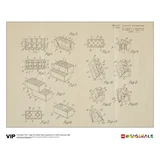 LEGO® Gear – Page from British Patent Application for LEGO Elements, 1968 5006004 (1/1)