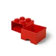 LEGO 4 stud Red Storage Brick Drawer 5006129 thumbnail-0