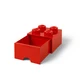 LEGO 4 stud Red Storage Brick Drawer 5006129 thumbnail-2