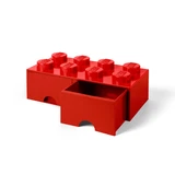 LEGO® Gear Brique rouge de rangement Lego à tiroir 8 tenons 5006131 (1/5)