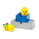 LEGO® Gear Rangement en forme de tête de fille Lego – Mini (clin d'œil) 5006211 (1/3)