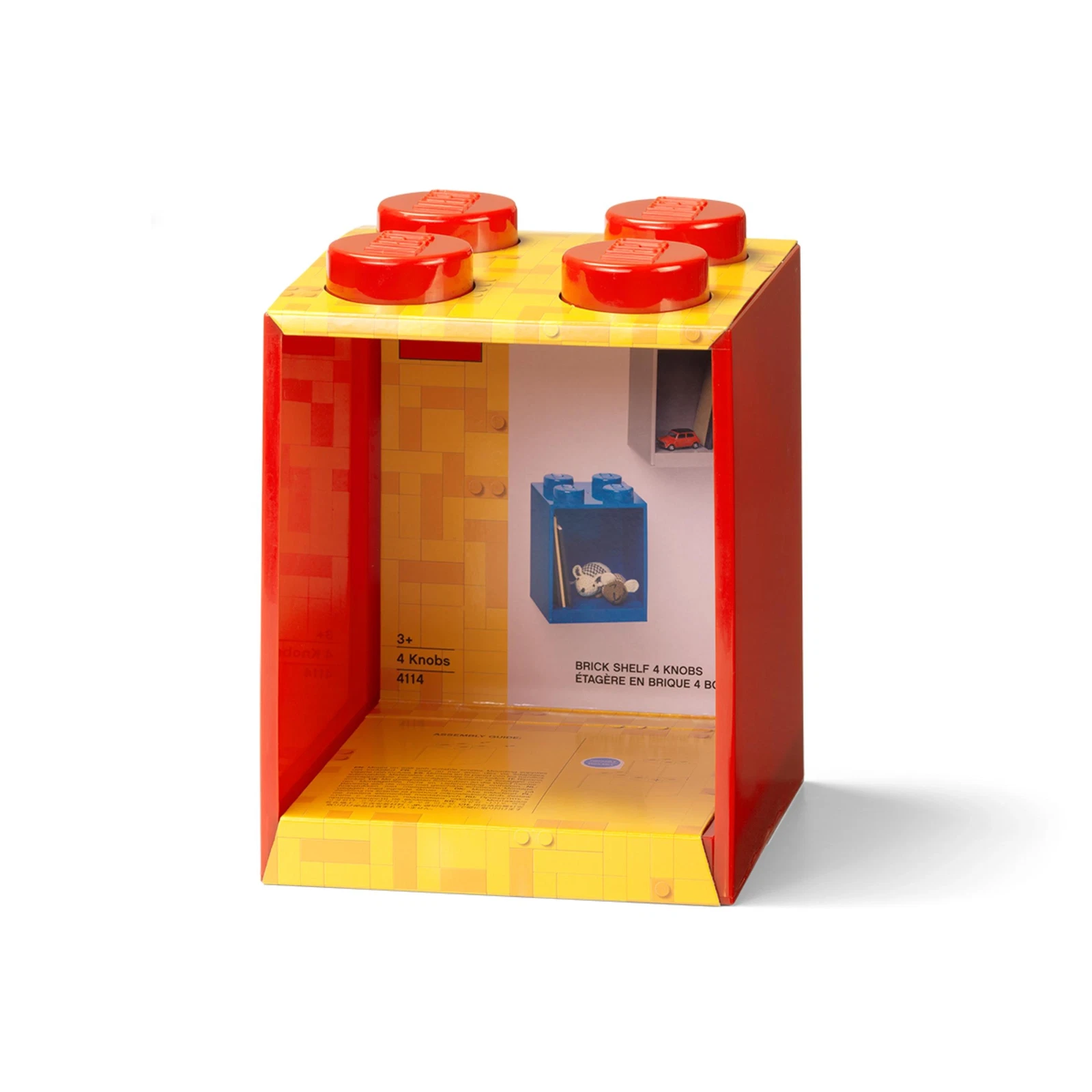 LEGO® Sonstiges Steinregal mit 4 Noppen in Rot 5006578 (1/3) LEGO® Sonstiges Steinregal mit 4 Noppen in Rot 5006578 (1/3)