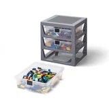 LEGO® Gear 3 Drawer Storage Rack Gray 5006608 (3/3) LEGO® Gear 3 Drawer Storage Rack Gray 5006608 (3/3)