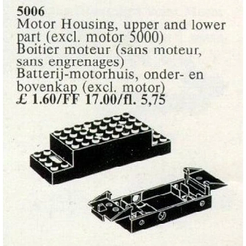 LEGO® Service Packs Replacement 2-Piece Battery Motor Housing 5006 (1/1) LEGO® Service Packs Replacement 2-Piece Battery Motor Housing 5006 (1/1)