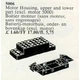 Replacement 2-Piece Battery Motor Housing 5006 thumbnail-0