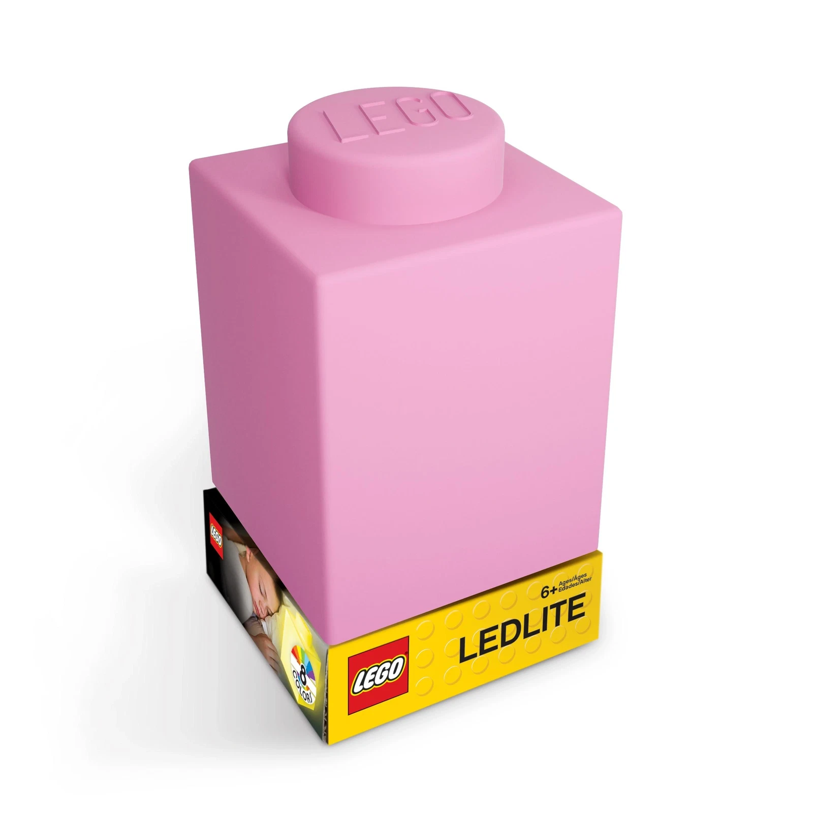 LEGO® Gear 1x1 Stein-Nachtlicht – Rosa 5007232 (1/4) LEGO® Gear 1x1 Stein-Nachtlicht – Rosa 5007232 (1/4)