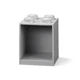 4-Stud Brick Shelf – Gray 5007283 thumbnail-1