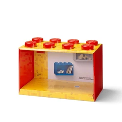 8-Stud Brick Shelf – Bright Red 5007284