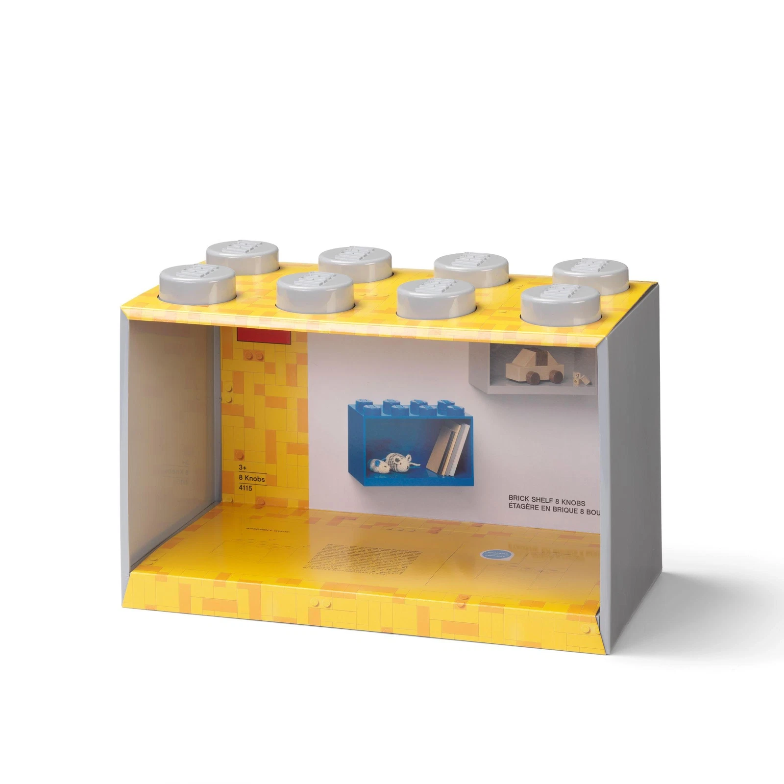 LEGO® Sonstiges Steinregal mit 8 Noppen in Grau 5007288 (1/3) LEGO® Sonstiges Steinregal mit 8 Noppen in Grau 5007288 (1/3)