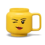 LEGO® Miscellaneous Large Winking Girl Ceramic Mug 5007876 (1/2)