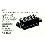 LEGO® Service Packs Basic Motor 4.5V, Motor and Gear Housing. For use with set 810 5007 (1/1)