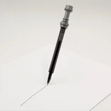 LEGO® Divers Stylo à encre gel Sabre laser - Noir 5008816 (4/4)