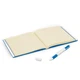 Verschließbares Notizbuch mit Gelschreiber in Blau 5009062 thumbnail-6