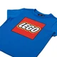 Kurzarm-T-Shirt in Blau mit Logo für Kinder 5009093 thumbnail-1