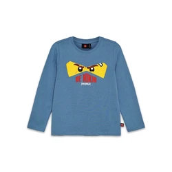 Langarm-T-Shirt in Blau 5009121