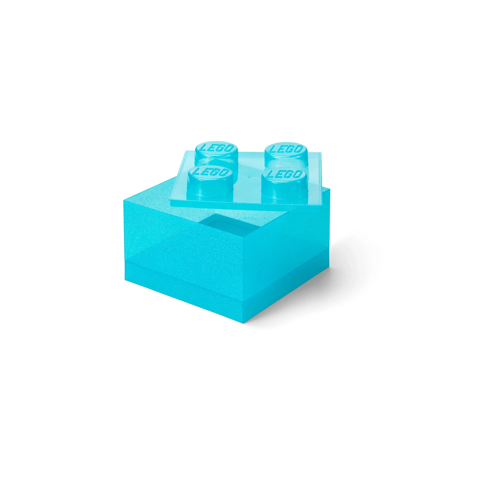 LEGO® Miscellaneous Lichtblauwe doorzichtige opbergdoos in de vorm van een steen 5009340 (1/4) LEGO® Miscellaneous Lichtblauwe doorzichtige opbergdoos in de vorm van een steen 5009340 (1/4)