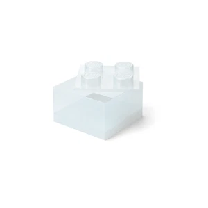 LEGO® Miscellaneous Witte doorzichtige opbergdoos in de vorm van een steen 5009341