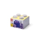 Witte doorzichtige opbergdoos in de vorm van een steen 5009341 thumbnail-1