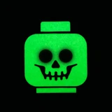 LEGO® Sonstiges Skelettkopf Taschenanhänger, der im Dunkeln Leuchtet 5009498 (6/8)