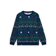 Adults Christmas Sweatshirt - Dark Blue 5009960 thumbnail-0