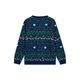 Adults Christmas Sweatshirt - Dark Blue 5009960 thumbnail-1