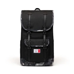 Herschel Little America Sac à dos noir - Briques abstraites 5010436 Herschel Little America Sac à dos noir - Briques abstraites 5010436