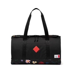 Herschel Heritage Duffle - in Schwarz mit Fallenden Blüten 5010438 Herschel Heritage Duffle - in Schwarz mit Fallenden Blüten 5010438