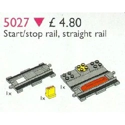 LEGO® Service Packs Duplo Start / Stop Rail Plus Straight Rail 5027 (1/1) LEGO® Service Packs Duplo Start / Stop Rail Plus Straight Rail 5027 (1/1)