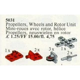 LEGO® Service Packs 2 Propellers, 3 Nose Wheels and Rotor Unit 5031 (1/1)