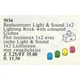 Light and Sound 1 x 2 Lighting Brick and 4 Colour Globes 5034 thumbnail-0